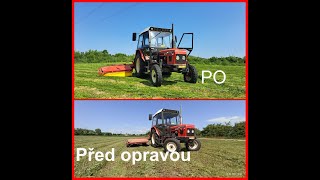 Oprava a servis  výměna ložisek a bubnů ŽTR 165 Agrostroj PelhřimovGoPro [upl. by Akimyt]