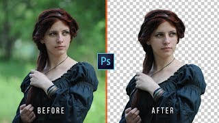 How to Change Background in Photoshop CC Transparent [upl. by Terence]