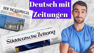 Besser Deutsch lesen  Deutsche Zeitungsartikel  Wortschatz B1 B2 C1 [upl. by Erme]