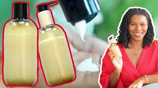 How To Make HAIR CONDITIONER  RINSE OUT and LEAVE IN Recipes [upl. by Peterman]