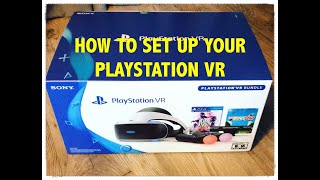 How To Set Up Your Playstation VR PS4PSVR  Simple Guide [upl. by Alli]