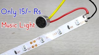 Make Led Strip Music Light Sound Detector [upl. by Koosis693]