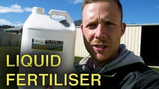 You Should Be Using Liquid Fertiliser On Your Lawn [upl. by Colbye926]