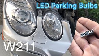 W211 LED Front Parking Light Bulbs [upl. by Diraf]