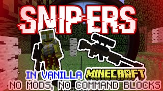 Minecraft Sniper Resource Pack No ModsNo Command Blocks [upl. by Elletnuahc]