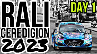 RALI CEREDIGION  Day 1 Highlights Flatout Action Mistakes FAST Closed road stages amp MORE [upl. by Kimber]