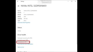 How to Check Drive Health Temp and SMART in Windows 10 [upl. by Cartwell]