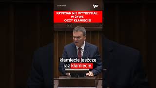 Krystian w Sejmie W żywe oczy kłamiecie [upl. by Reste10]