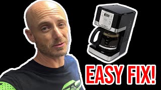 How to fix a coffee maker that wont brew all the water [upl. by Lillis]