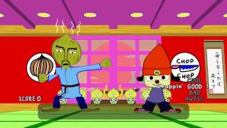 Parappa The Rapper kick punch Song Remastered 20th Anniversary Edition PS4 poptartsNonions [upl. by Aennaej]