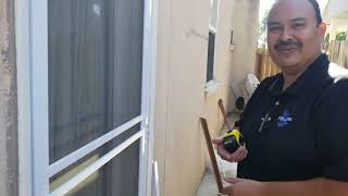 How to install a Screen Door [upl. by Annaerdna]