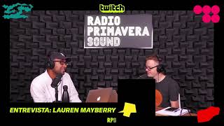 LAUREN MAYBERRY  LIVE INTERVIEW ON TWITCH [upl. by Assenal171]