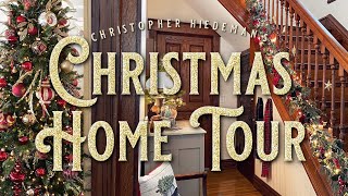 Christmas Home Tour  Christopher Hiedemans Christmas Decorating  Historic 1898 Home Tour [upl. by Iain433]