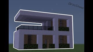 Minecraft Modern ház épités könnyű [upl. by Cirone]