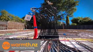 Memorial Ave Pipelay  Hydronic Underfloor Heating 2021 [upl. by Ann-Marie]