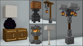 Minecraft 40 Lighting Build Hacks and Ideas [upl. by Nanni682]