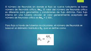 3 Flujo laminar turbulento y número de Reynolds [upl. by Anitsej]