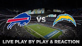 Bills vs Chargers Live Play by Play amp Reaction [upl. by Neeluj]