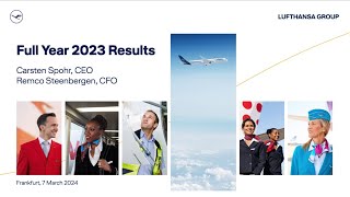 Deutsche Lufthansa DLAKF Q4 2023 Earnings Presentation [upl. by Ekaterina]