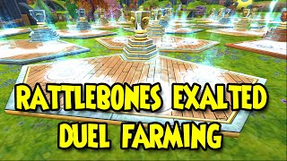 Wizard101 RATTLEBONES EXALTED DUEL FARMING [upl. by Lisk719]