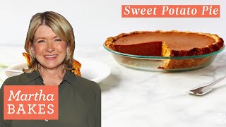 Martha Stewarts Southern Sweet Potato Pie  Martha Bakes Recipes [upl. by Annerahs394]