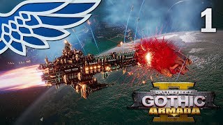 Battlefleet Gothic Armada 2  Tyranid Campaign 1  Max Difficulty  Pretty in Pink [upl. by Benioff436]