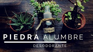 DIY  desodorante casero PIEDRA ALUMBRE  efectivo y natural 🌱  LUCELI  🙋🏽‍♀️ [upl. by Alenas]