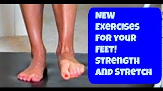 NEW Barefoot Strength and Stretch Exercises  Workout for your FEET [upl. by Ayanal]