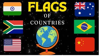 Different Country Flags of the World  Flags of the World for Kids  World Flags Part1 [upl. by Radferd858]