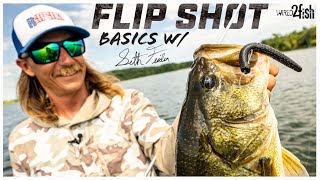 Flip Shot Rig for Bass  When to Fish and Key Tackle [upl. by Rutledge]