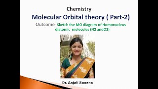 Molecular orbital theory part2 Engineering Chemistry Molecular orbital diagram of N2 and O2 [upl. by Remat]