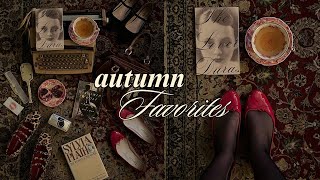 autumn favorites clothing books makeup etc [upl. by Harraf902]