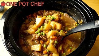 My Favourite Slow Cooker Beef Stew  One Pot Chef [upl. by Irat]