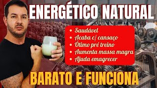 COMO FAZER ENERGÉTICO NATURAL ACABE COM O CANSAÇO FADIGA DE FORMA SAUDÁVEL [upl. by Onitnas]