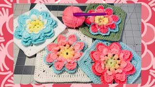 Crochet Mandala Granny Square [upl. by Fuchs]