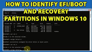 How to Identify EFI or Boot Partition in Windows 10  How do I find My EFI Partition Windows 10 amp 11 [upl. by Eaned383]