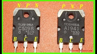 2sa1941 and 2sc5198 transistor [upl. by Stover]