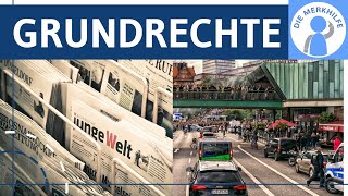 Grundrechte im Grundgesetz  Grundrechte Menschenrechte Menschenwürde Bürgerrechte Gleichheit [upl. by Turner]