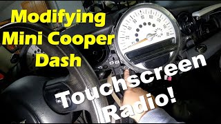 MINI Cooper R56 50 CarPlay Touchscreen Radio Upgrade [upl. by Ocimad]