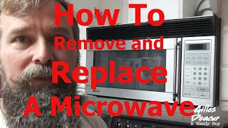 How To Remove and Replace an OverTheRange Microwave  Frigidaire FFMV1645TH Unboxing [upl. by Ahtael]