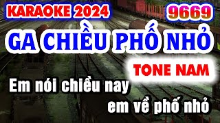 Karaoke GA CHIỀU PHỐ NHỎ Tone Nam Nhạc Sống KLA  Karaoke 9669 [upl. by Padraic]