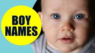 Boy Names in English  Most Popular Male Names for Baby Boys [upl. by Burt]