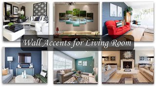 Wall Accents for Living Room In India How To Decorate Living Room Walls [upl. by Ivy848]