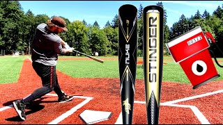 Hitting with the Stinger Nuke  BBCOR Baseball Bat Reviews [upl. by Nomra]