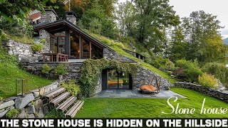 Beautiful stone houses on the hillside overlooking the valley [upl. by Chucho]