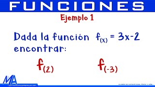 Evaluar funciones  Ejemplo 1 [upl. by Subir]