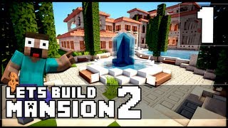 Minecraft How To Make a Mansion  Part 1 [upl. by Geis]