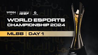 🔴 LIVE  IESF WEC 2024  MLBB DAY 1  Bahasa Melayu [upl. by Nilad]