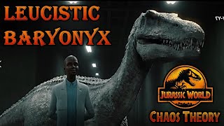 Jurassic world Chaos Theory season 2 leucistic Baryonyx screen time [upl. by Brendon491]