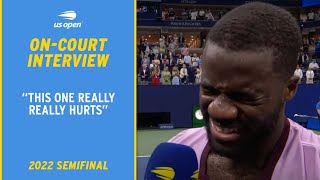 Frances Tiafoe OnCourt Interview  2022 US Open Semifinal [upl. by Peggir]